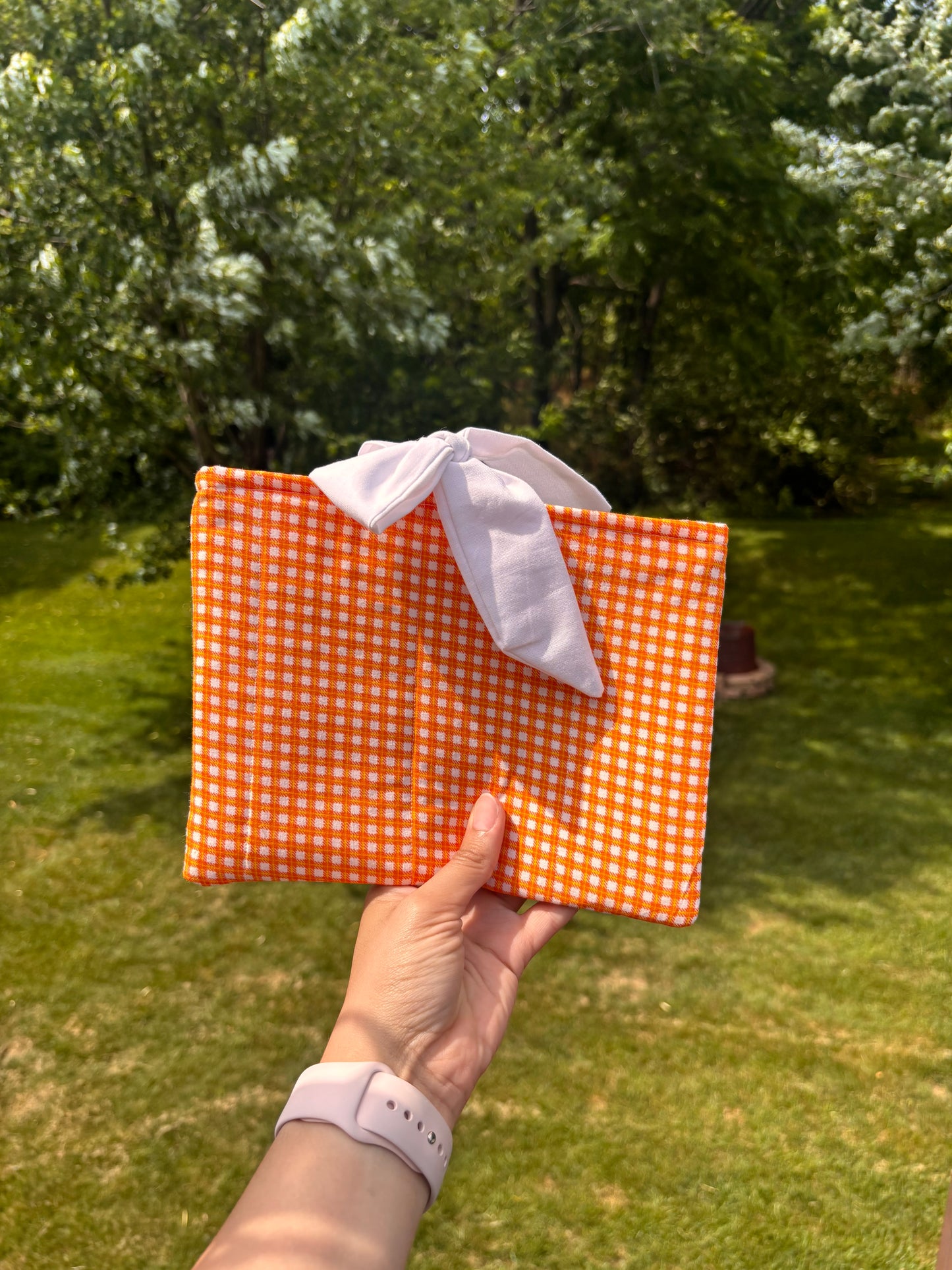 Sunset Plaid - Book Sleeve