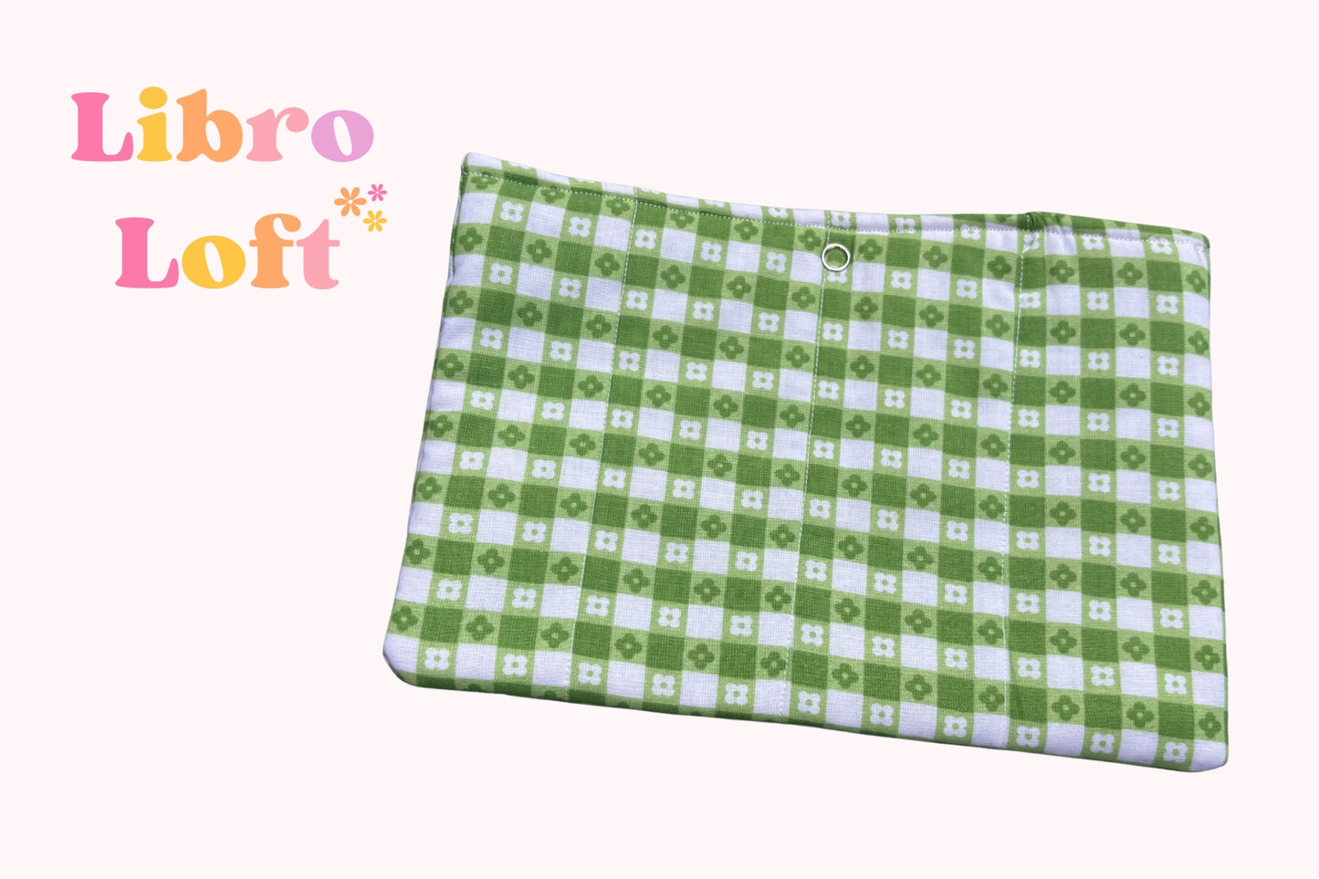 Green Gingham - EReader Sleeve